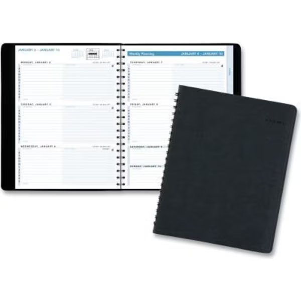 AT-A-GLANCE The Action Planner Weekly Appointment Book, 11 x 8, Black, 2022, At-A-Glance, Mfr#: 70EP0105